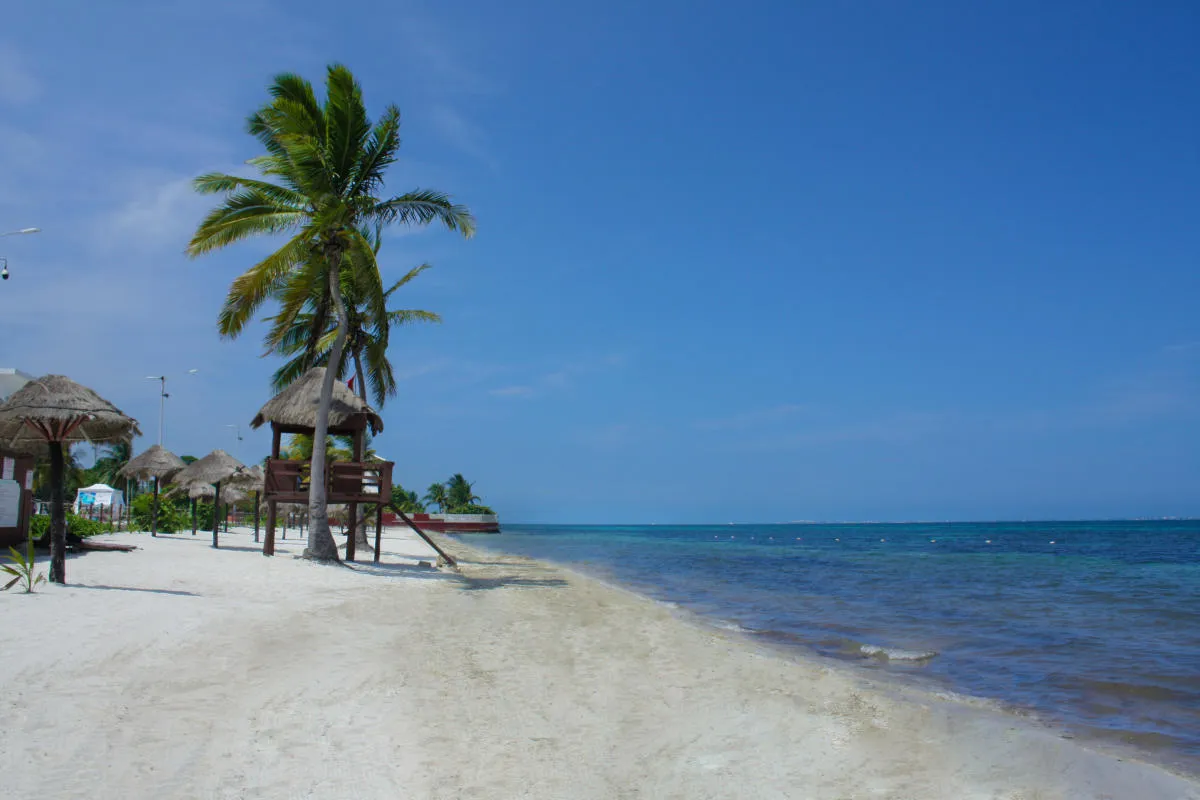 Playa del Niño Cancún - Vista panorámica Blue Flag