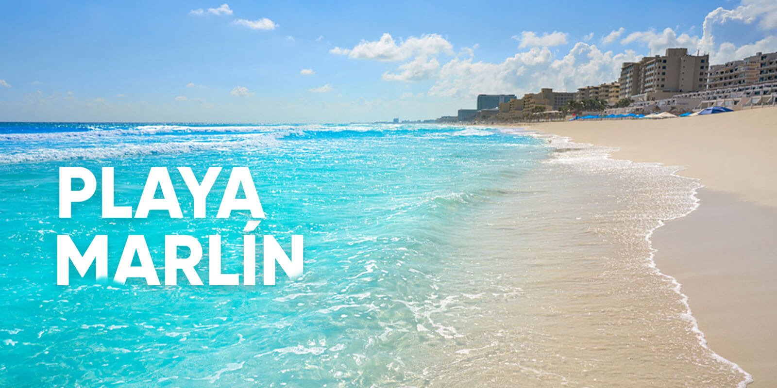 Playa Marlín tranquila en Zona Hotelera