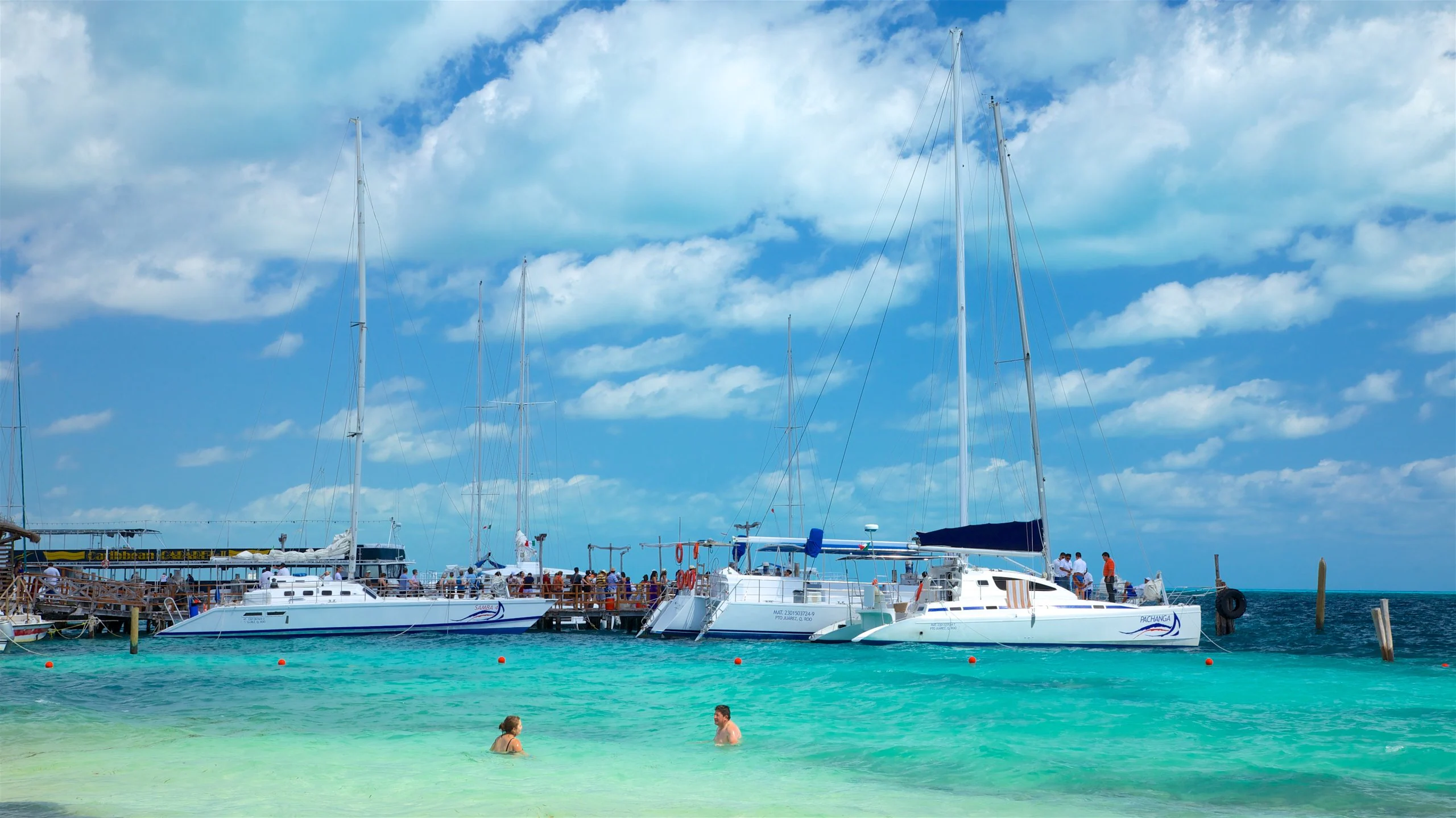 Vista panorámica de Playa Tortugas Cancún